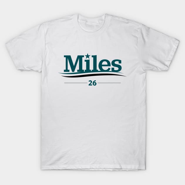 Miles Campaign - White T-Shirt by KFig21